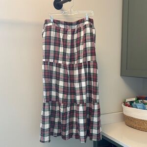 Victoria Dunn Meg Skirt Merry Print Size S NWT